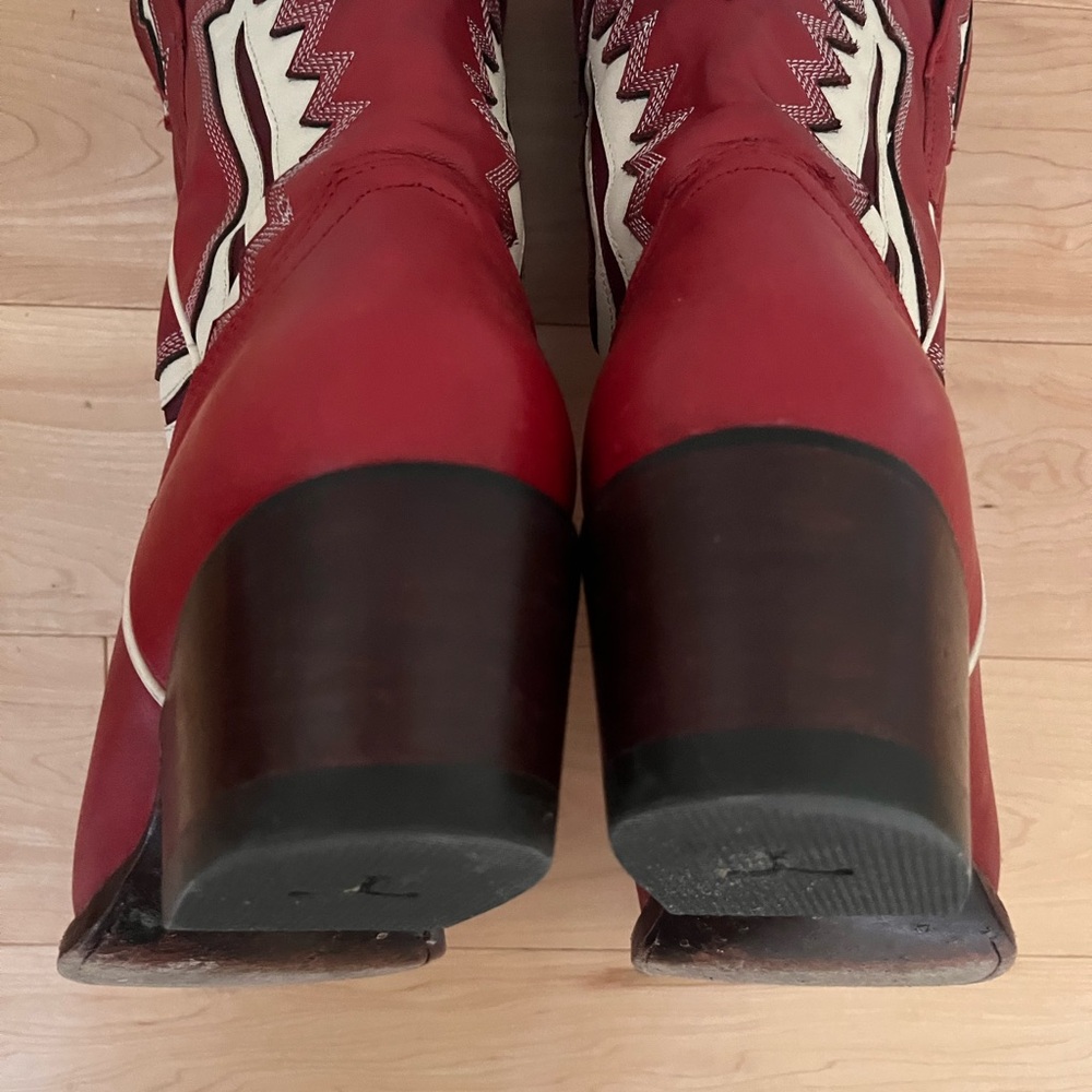 Tecovas Jolene Crimson/Bone 8 - Picture 4 of 6